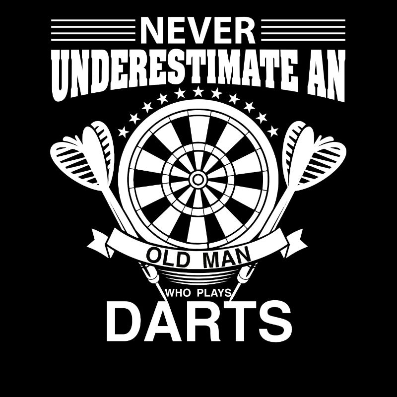 Darts | Old man | Dartboard Darts Player