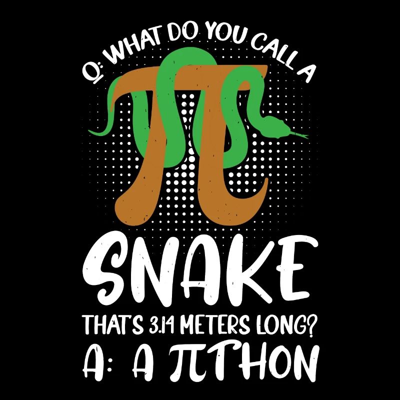 Mathematician Math Teacher Pi-Tag Snake