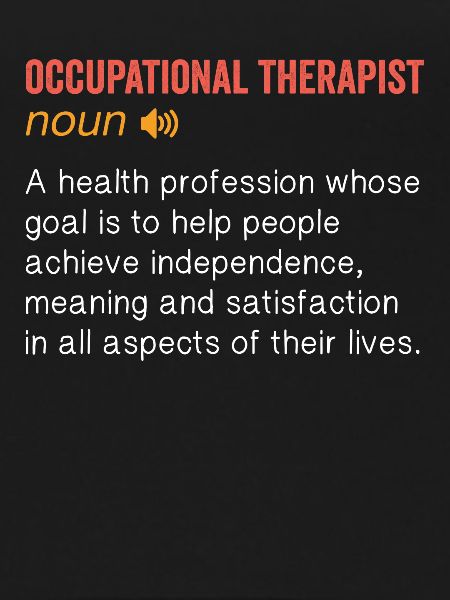 Occupational Therapy Occupational Therapist