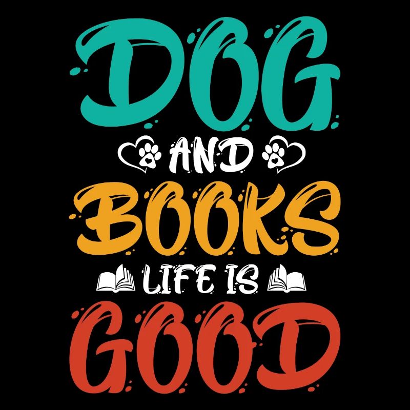 Lesen Hund Buch Hunde Bücher Leseratte Geschenk