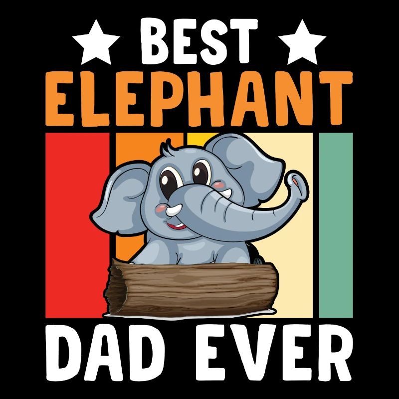 Elefanten Vater Tierpfleger Geschenk Idee