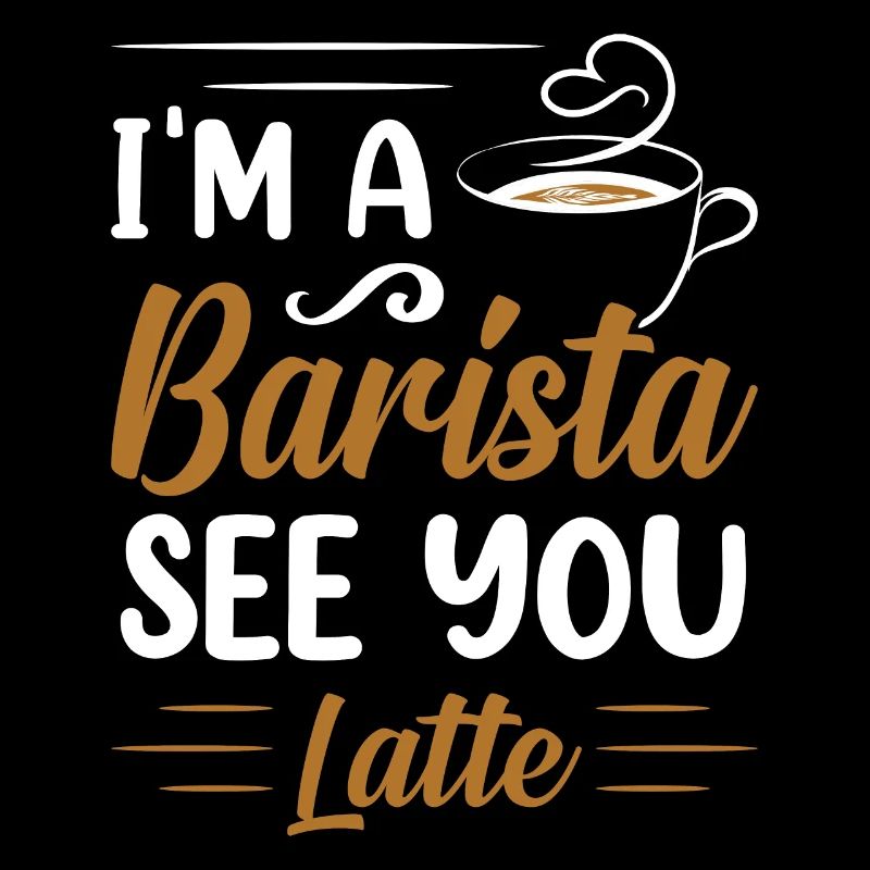 Stolzer Barista Beruf Kaffee Catering Espresso