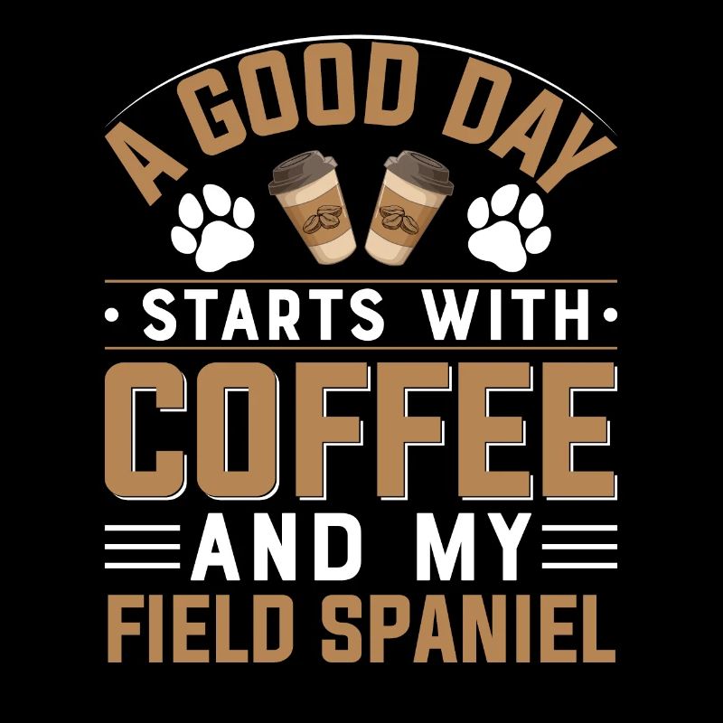 Field Spaniel Coffee Drinking Caffeine Dog Breed