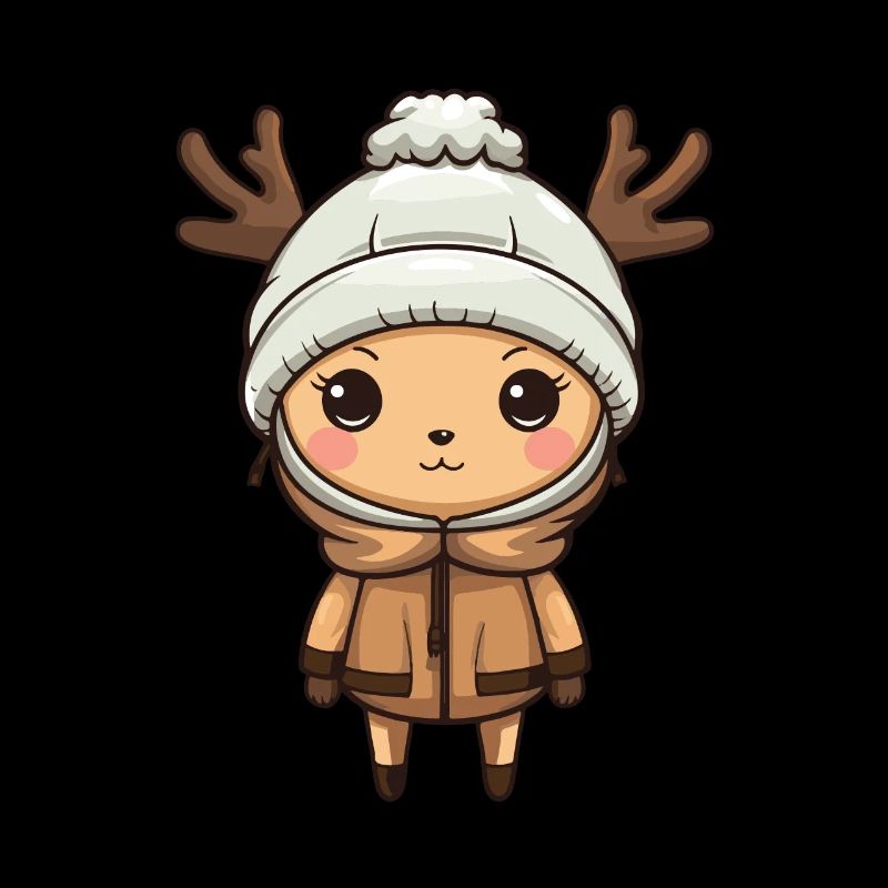 Deer Winter Comic