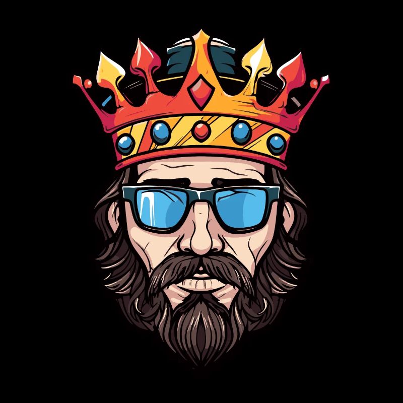 Tête de couronne royale Cool