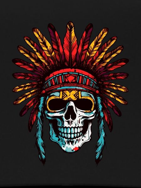 Apache Skull Indian