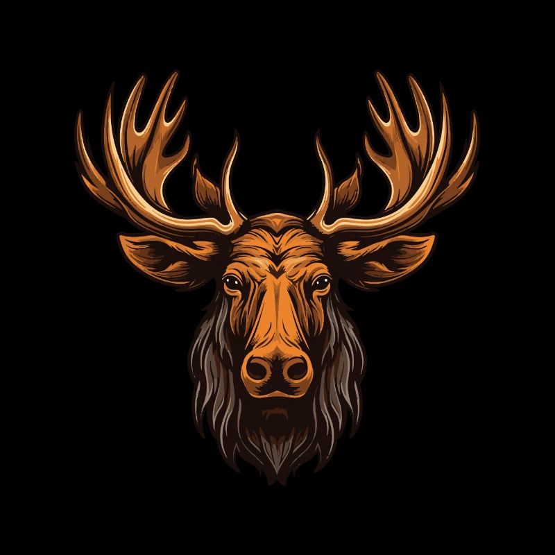 Moose Portrait