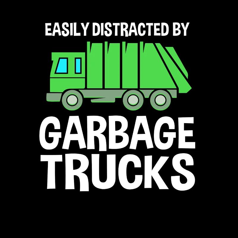 Garbage Truck Garbage Truck Garbage Man Trash Can