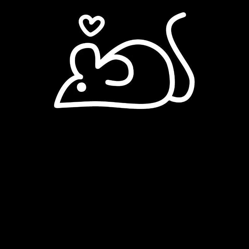 a mouse with a heart