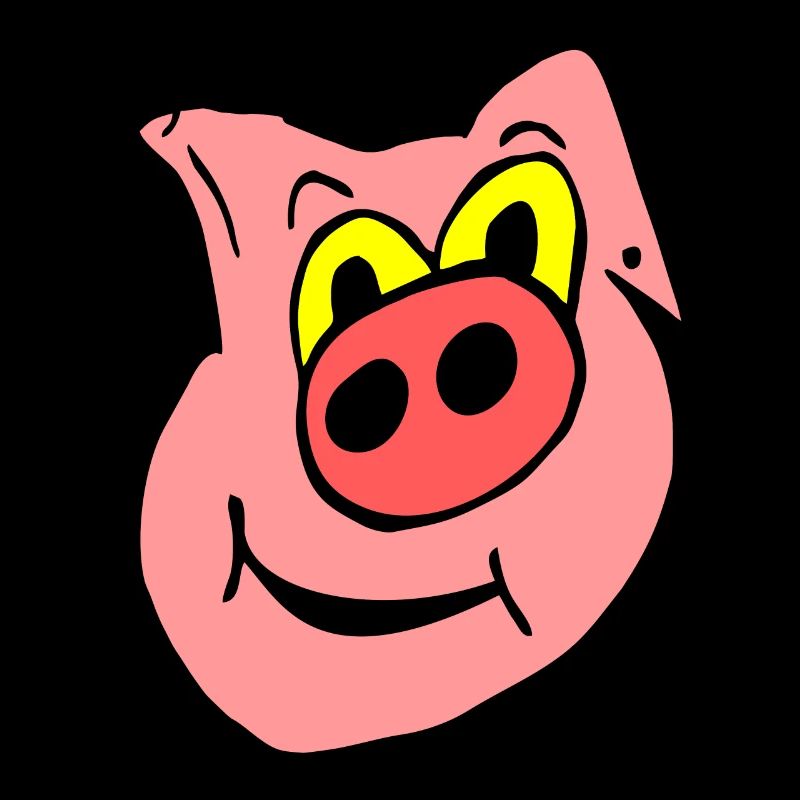 Drôle de cochon en rose