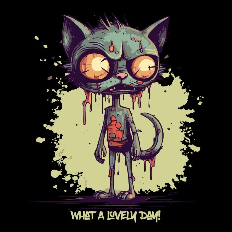 What a beautiful day for a zombie cat