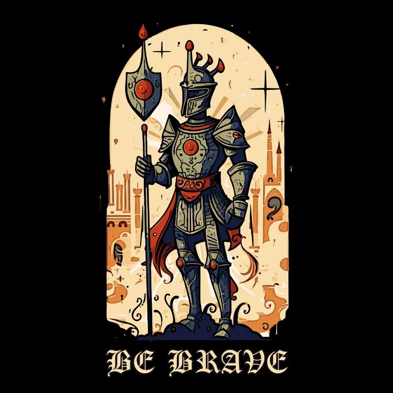 Soyez courageux – Chevalier médiéval