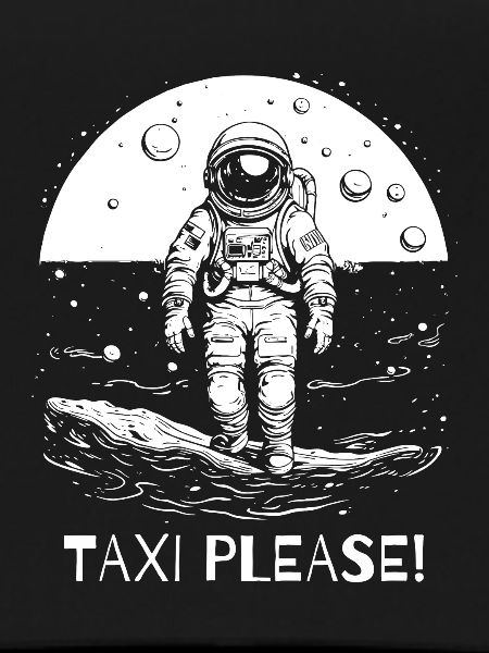 Taxi please, astronaut
