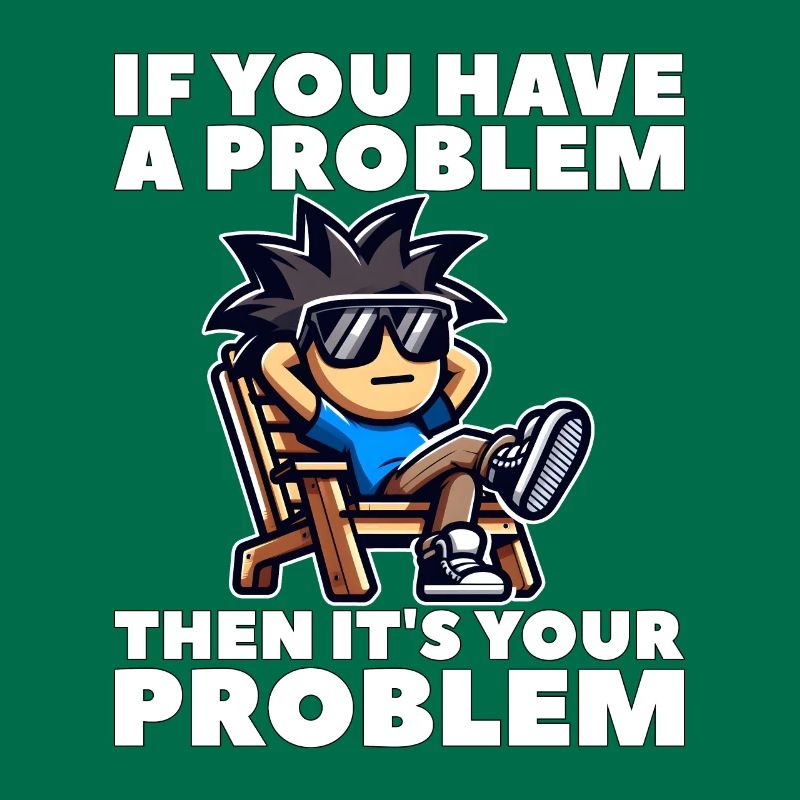 IF YOU HAVE A PROBLEM, THEN IT'S YOUR PROBLEM
