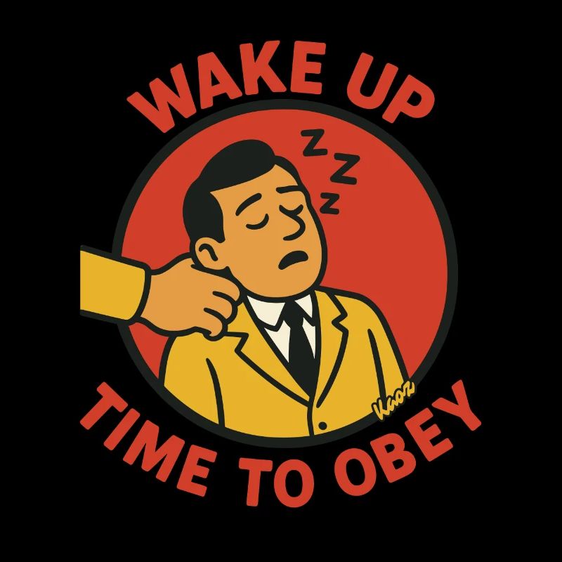 Office Workers: Wake Up, Time to Obey