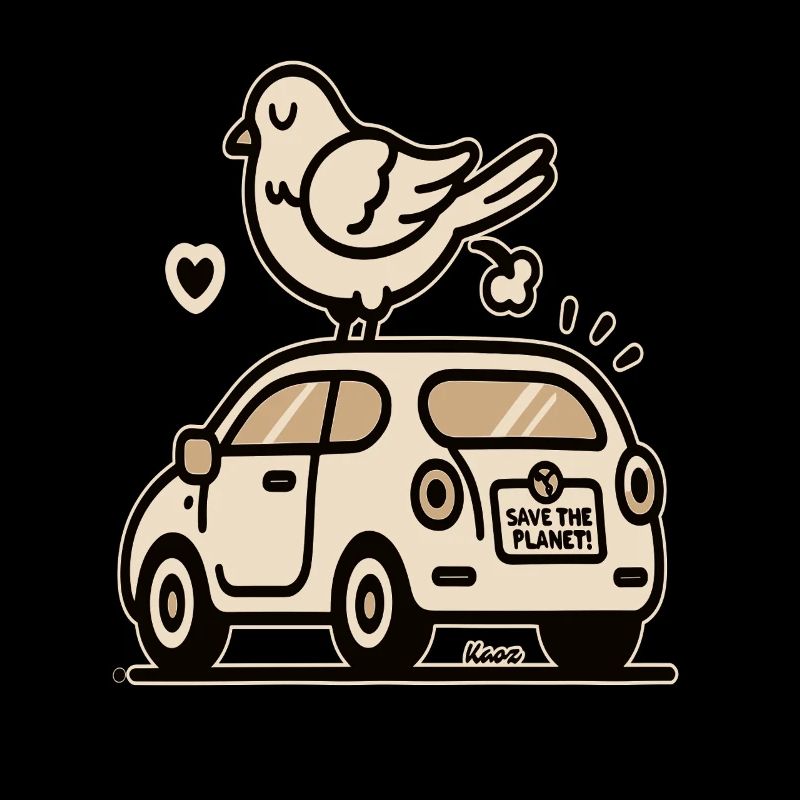 Save the Planet Pigeon and Bird Droppings