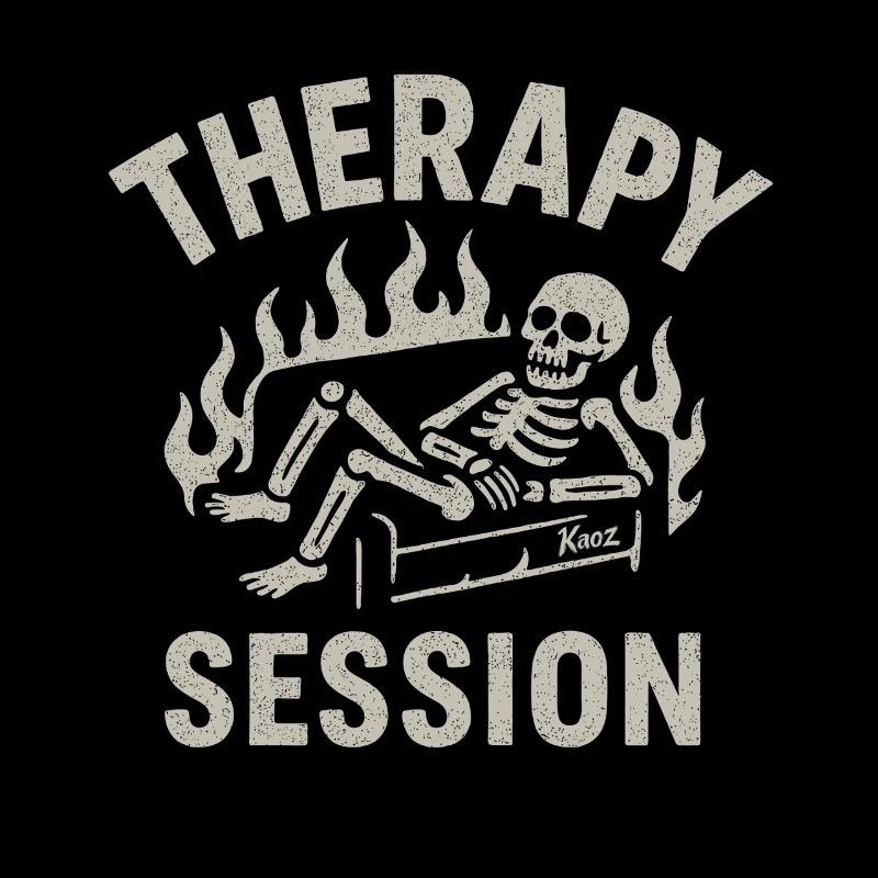 Therapy session skeleton – Everything burns anyway