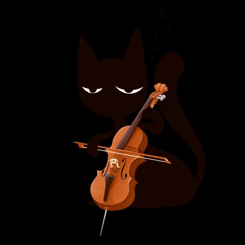 Cellist cat