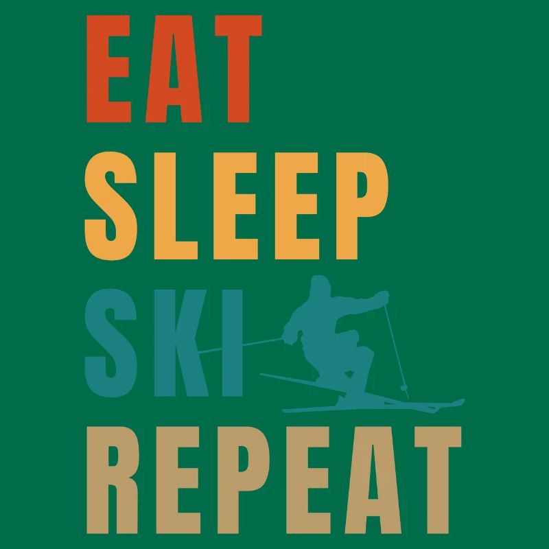 Manger dormir ski répéter