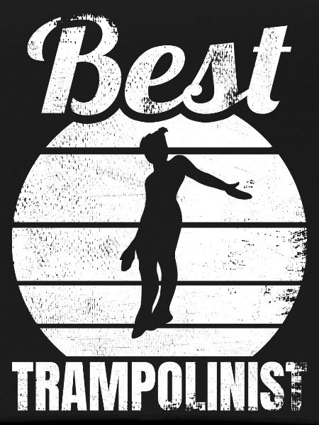 Funny trampoline jumper