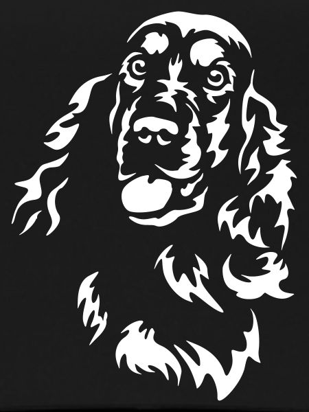 Cocker Spaniel Head "Black Edition"