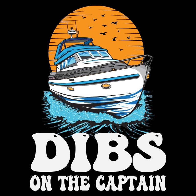 Dibs On The Captain Pontoon Queen Motorboating