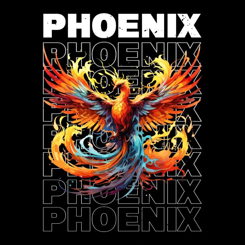 Phoenix Phoenix Fire Flames Mythologie des oiseaux