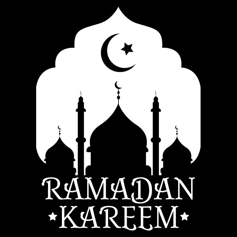 Ramadan Kareem Blanc