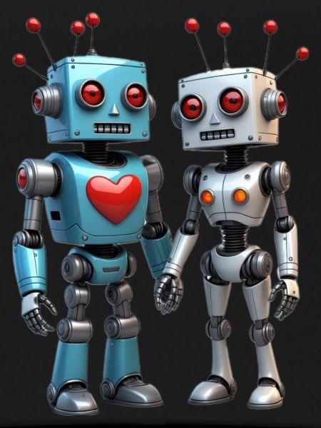 Roboter Pärchen