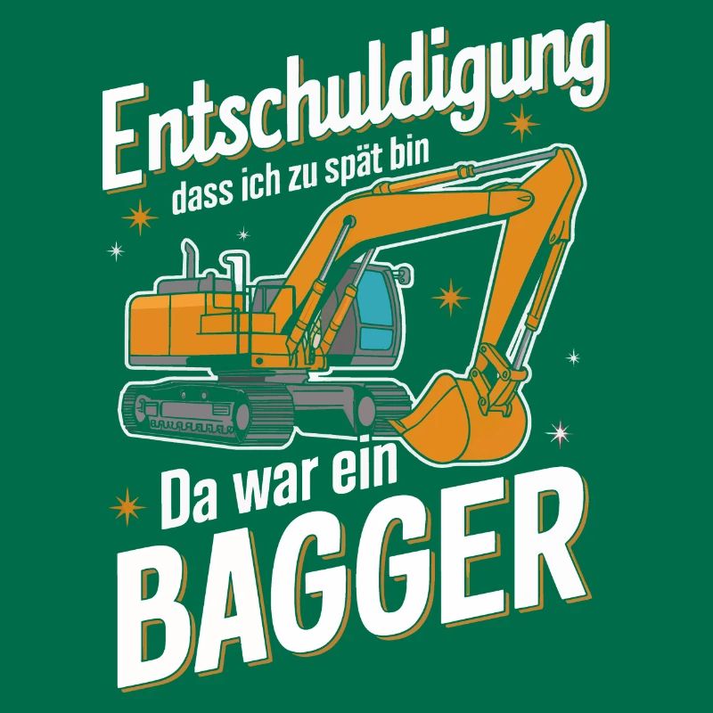 Baggerfahrer Bauarbeiter Baustelle Baumaschine