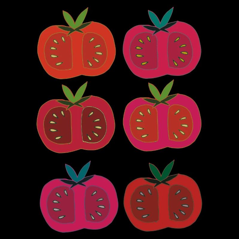 Tomatoes 6 times multicoloured