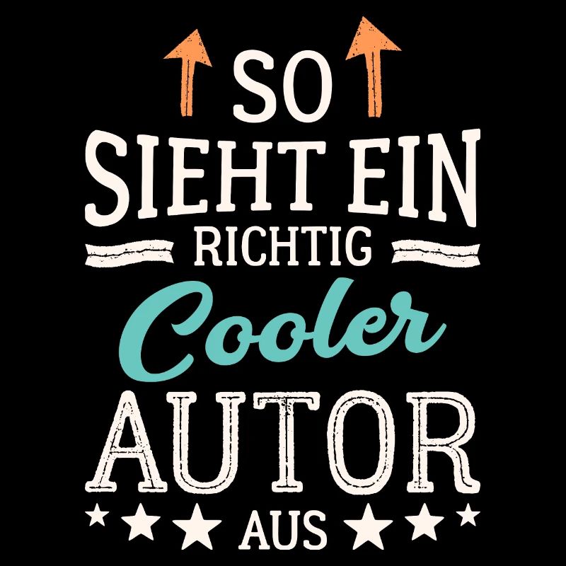 So sieht ein cooler Autor aus Schriftsteller