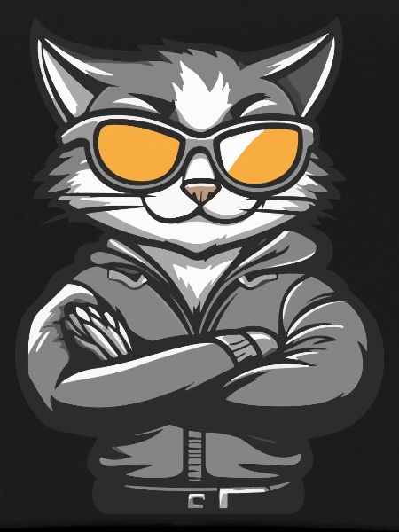 Cat Comic Cool