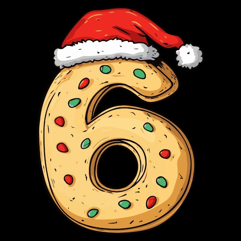 Biscuit de Noël à 6 chiffres