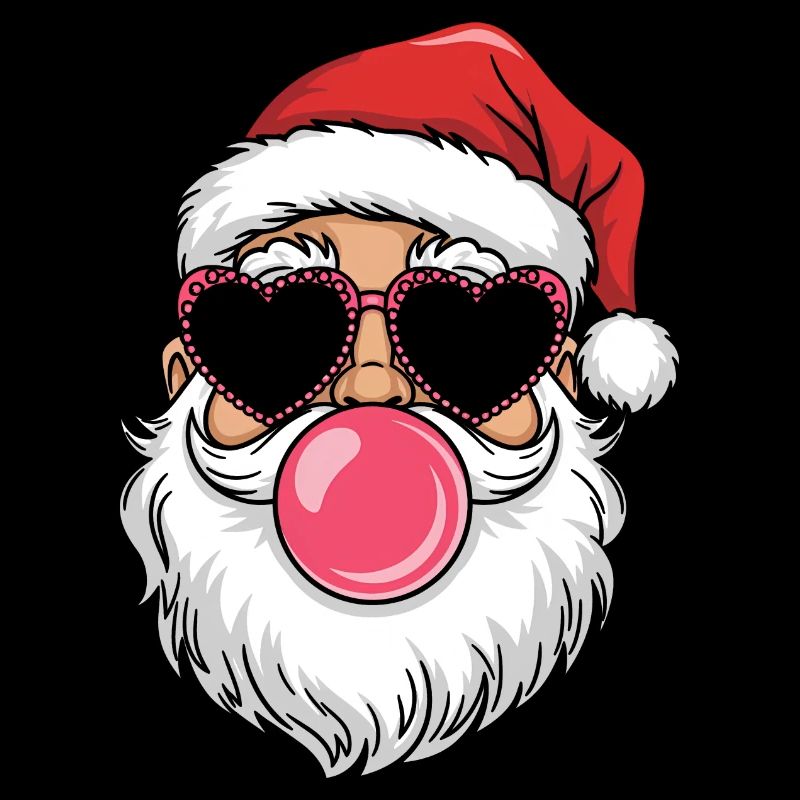 Cool Père Noël Tendance Drôle