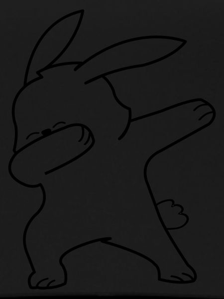 Dabbing Bunny