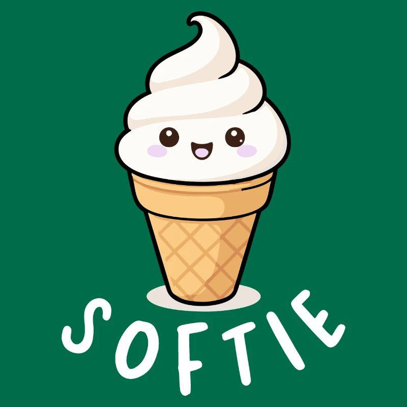 Softie Softeis Liebe Minimal Statement