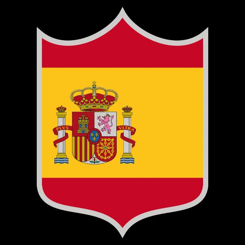 Spanien Flagge Wappen
