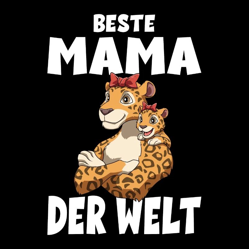 Beste Mama der Welt Muttertag Mutter Leopard für