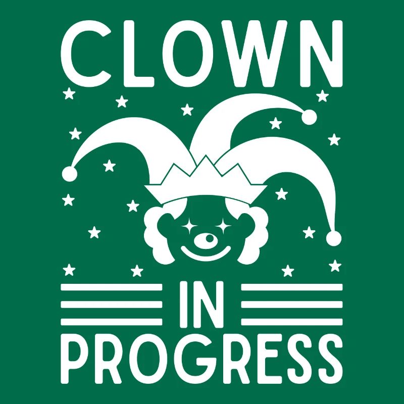 Cirque Graphique Clown En Progrès Artiste De Cirque