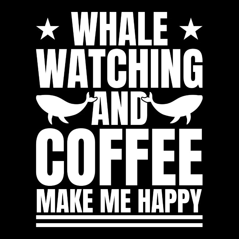 L’observation des baleines et le café me rendent heureux les baleines