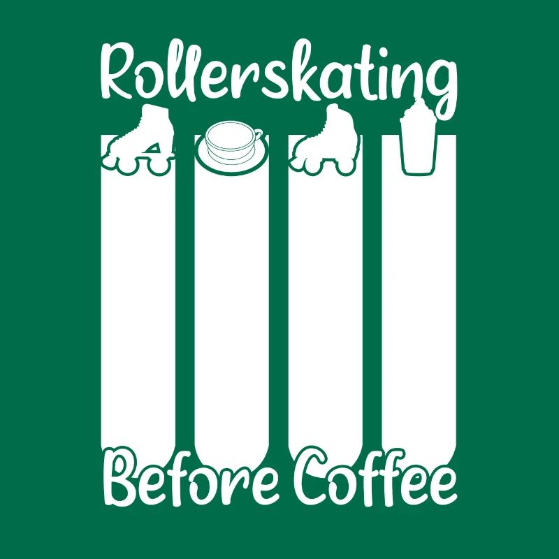 Roller Skating Rollerskating Before Coffee Gift
