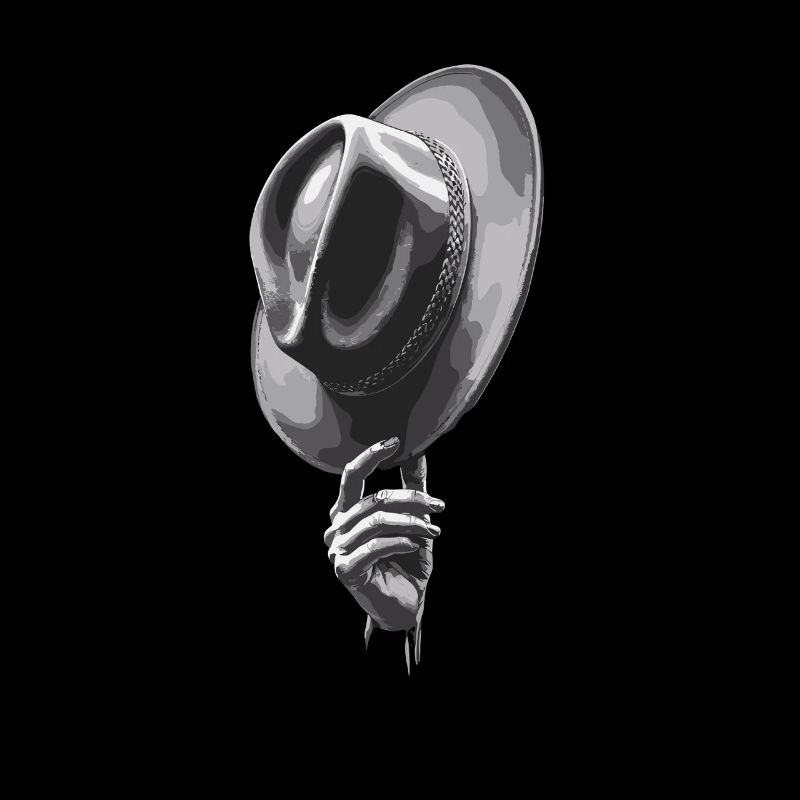 Lifting Up Hat Gentleman Stylish Gesture