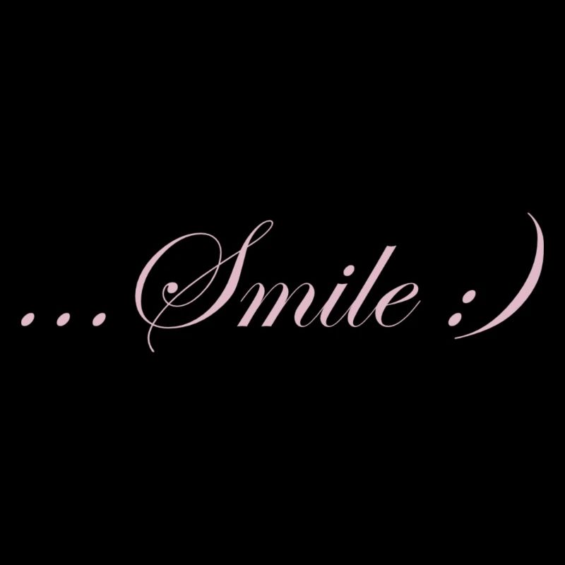 Smile Schriftzug