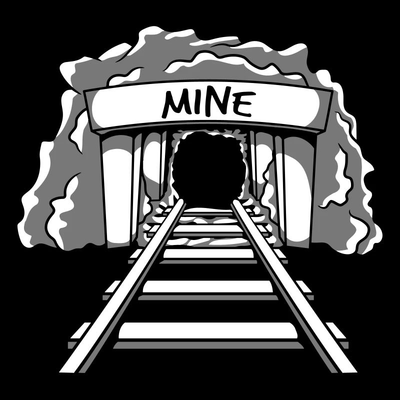 Entrée de la mine minière