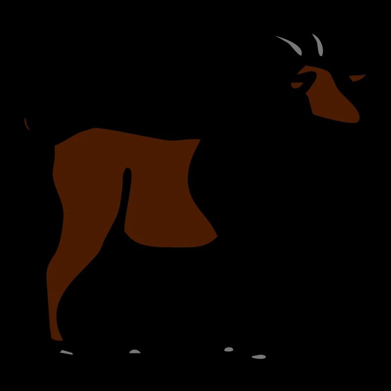 Chèvre - Dessin au trait - Choisissez votre couleur