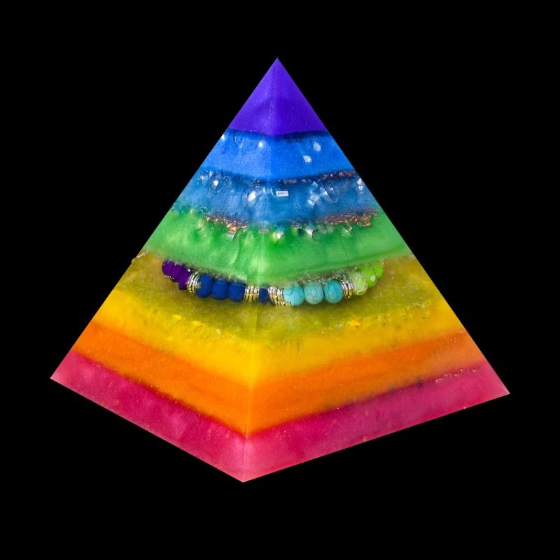 Regenbogen- Dimension Pyramide