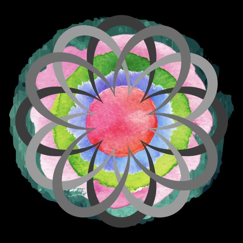 Color Bloom Mandala – Ruhe trifft Farbe