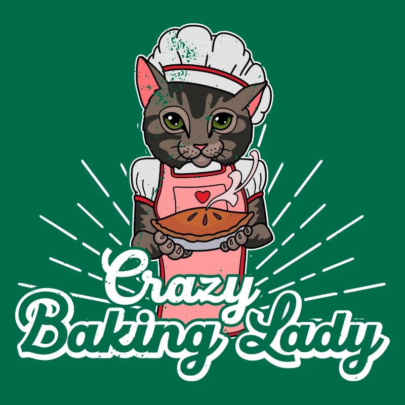 Baker Baking Rolls Levdough Cat Dicton