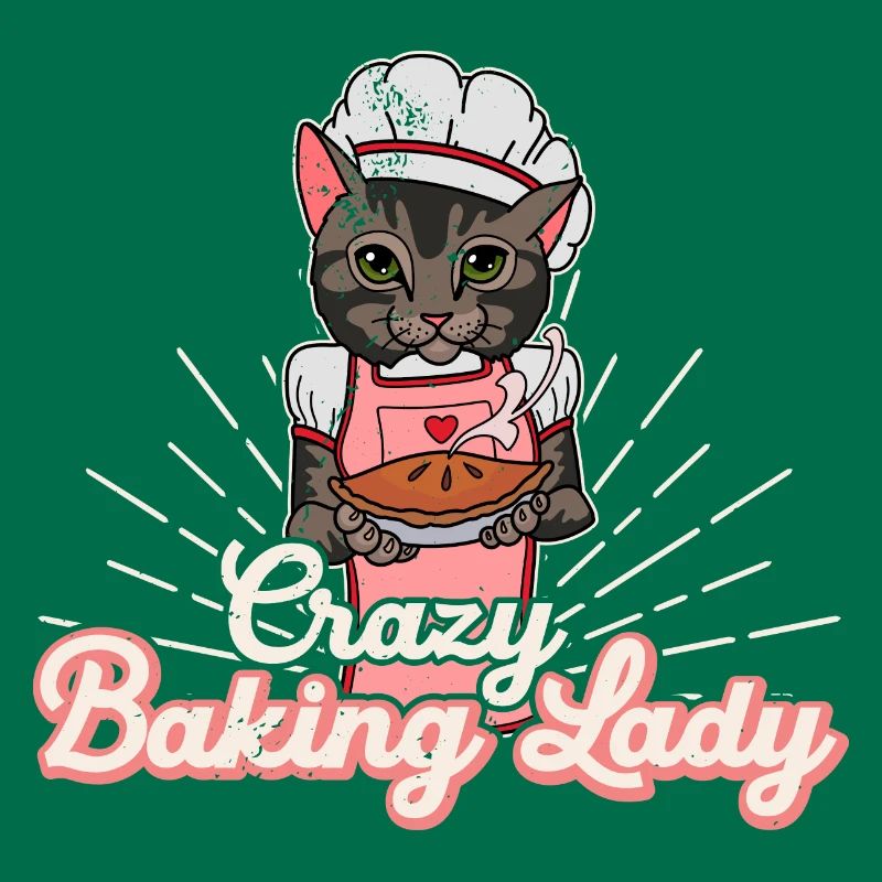 Baker Baking Rolls Levdough Cat Dicton